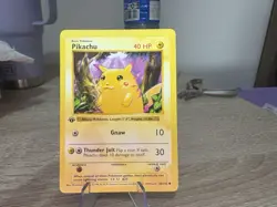 Pokemon First 1st Edition Pikachu 58/102 Red Cheeks Base Set Shadowless 1999 - Image 1