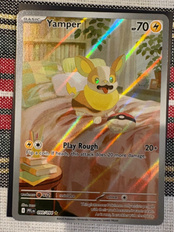 Pokemon TCG Mega Evolution Phantasmal Flames - Yamper 099/094 Illustration Rare - Image 1