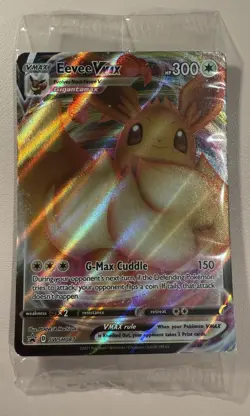 POKEMON TCG Eevee VMAX SWSH087 SWSH: Sword & Shield Promo Cards Holo SEALED - Image 1