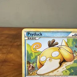 Pokemon TCG Psyduck Triumphant 74/102 Regular LP. - Image 2