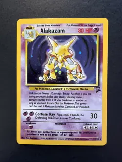 Alakazam - 1/130 - Pokemon Base Set 2 Holo Rare - Image 1