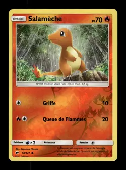 Carte Pokemon Salameche Reverse 18/147 Ombres Ardentes Francais - Image 1