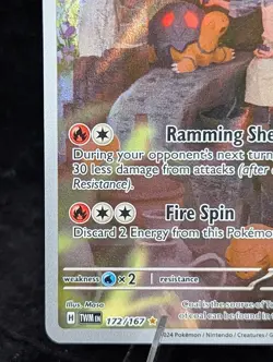 🔥 Pokemon TCG - TORKOAL 172/167 ILLUSTRATION RARE | Twilight Masquerade | AR - Image 5