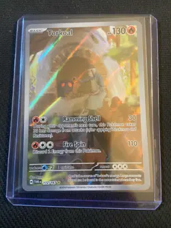 Pokemon TCG - Torkoal 172/167 Illustration Rare - S&V Twilight Masquerade - NM - Image 1