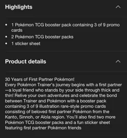 Pokemon First Partner Illustration Collection Series 1 Promo LOT OF 4 - PREORDER - Image 5