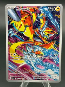 Zeraora - 151/142 - Pokemon Stellar Crown Illustration Rare NM - Image 1
