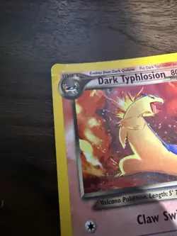 Pokemon TCG Dark Typhlosion Neo Destiny 10/105 Holo Unlimited Rare 2000 - Image 3