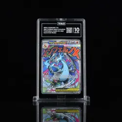 TAG GEM MINT 10 [985] Rank 6! 2025 Pokemon Mep EN-Mega Charizard X EX #023 UPC - Image 1