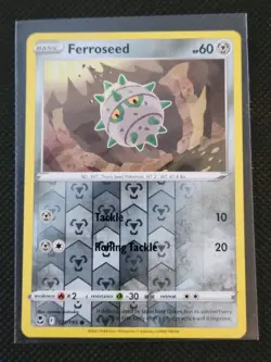 Ferroseed - 121/195 (Reverse Holo) - Pokemon Sword & Shield: Silver Tempest - Image 1