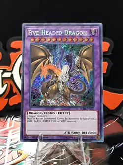 Yu-Gi-Oh! Five-Headed Dragon BLHR-EN000 Secret Rare 1st Ed NM - Image 4
