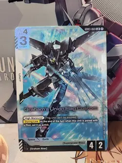 Graham’s Union Flag Custom LR GD03-069 Steel Requiem Gundam TCG English NM - Image 1