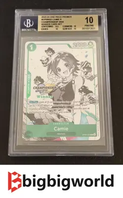 BGS 10 Camie OP06-025 Championship 2024 Winner Promo One Piece Card Game - Image 1