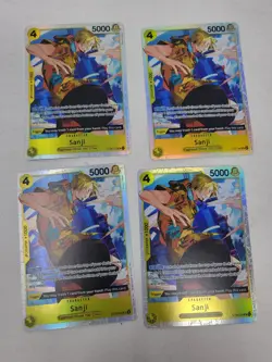 One Piece TCG - Sanji SR Playset (x4) ST29-004 - Starter Deck 29 (Egghead) NM - Image 1
