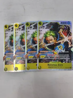 One Piece TCG - Roronoa Zoro Playset (x4) ST29-014 - Image 1