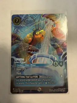 Disney Lorcana Winterspell ~ Tamatoa - Seeker Of Shine ENCHANTED 237/204 - Image 1