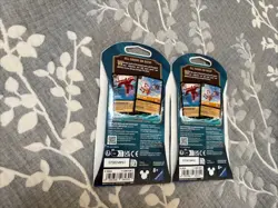 Azurite Sea Disney Lorcana Booster Packs Lot 2 Trading Cards Brand New Sealed - Image 2