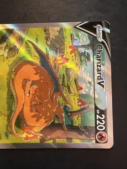 Charizard V SWSH260 Charizard UPC Promo Card Black Star Alt Art Pokemon - Image 4