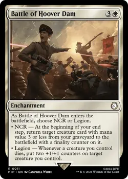 Battle of Hoover Dam Fallout PLD Rare MAGIC THE GATHERING MTG CARD ABUGames - Image 1