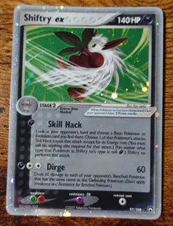 Shiftry ex 97/108 EX Power Keepers Pokemon Card VLP - Image 1