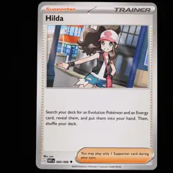 Pokemon TCG Hilda 084/086 White Flare Regular Card Uncommon 2025 NM - Image 1