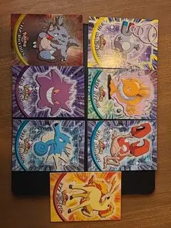 Topps Pokemon Cards Lot Rhydon, Gengar, Hypno, Ponyta, Seadra Krabby Magnemite - Image 1