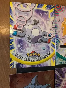 Topps Pokemon Cards Lot Rhydon, Gengar, Hypno, Ponyta, Seadra Krabby Magnemite - Image 2
