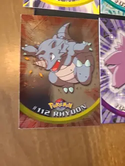 Topps Pokemon Cards Lot Rhydon, Gengar, Hypno, Ponyta, Seadra Krabby Magnemite - Image 3