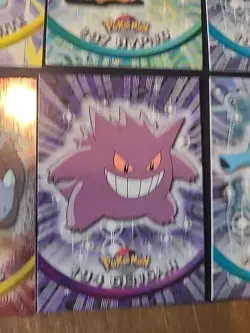 Topps Pokemon Cards Lot Rhydon, Gengar, Hypno, Ponyta, Seadra Krabby Magnemite - Image 4
