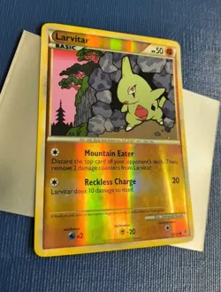 Larvitar 50/95 Unleashed Reverse Holo Pokemon TCG Card - Image 2