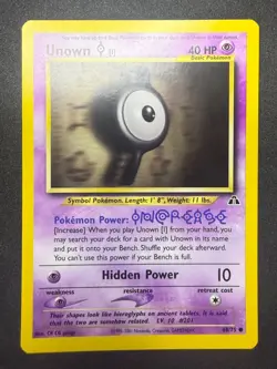 Unown I 68/75 | Neo Discovery | Pokemon Card | NM - Image 1