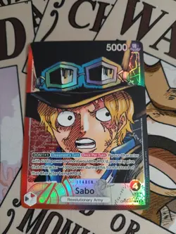 Sabo Alt Art Leader OP05-001 Awakening of the New Era ONE PIECE Card English - Image 1
