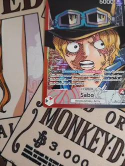 Sabo Alt Art Leader OP05-001 Awakening of the New Era ONE PIECE Card English - Image 3
