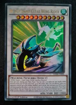 Hi-Speedroid Clear Wing Rider Yu-Gi-Oh! LED8-EN006 1st Ultra Rare - Image 1
