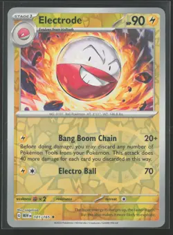 Electrode Rare SV: Scarlet & Violet 151 101/165 NM Pokemon Card Reverse Holo - Image 1
