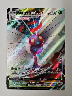 Butterfree VMAX 002/189 Darkness Ablaze Ultra Rare Holo Pokemon Card NM - Image 1