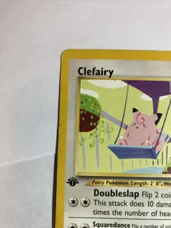 1st Edition Clefairy 30/111 Neo Genesis Pokemon Card In Sleeve & Toploader - Image 2