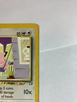 1st Edition Clefairy 30/111 Neo Genesis Pokemon Card In Sleeve & Toploader - Image 3