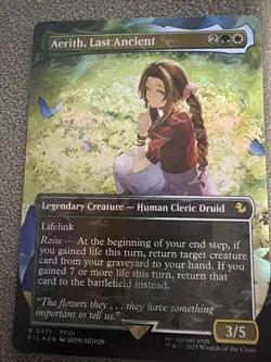 Aerith, Last Ancient (Chocobo Track Foil) Commander: Final Fantasy MTG - Image 1