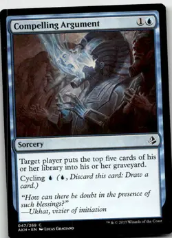 Compelling Argument, Amonkhet #47 MTG - Image 1