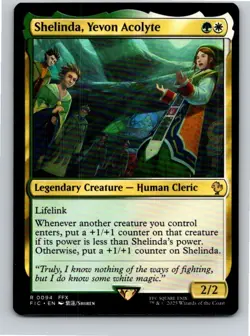 Magic the Gathering Shelinda, Yevon Acolyte Final Fantasy Commander MTG - Image 1
