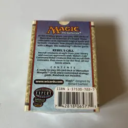Magic The Gathering Mercadian Masques Rebels Call Deck NEW SEALED! - Image 2