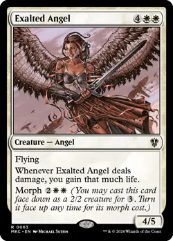 Normal - Exalted Angel - 63 - Commander: Murders at Karlov Manor - NM - Image 1