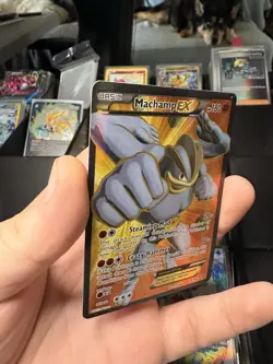 Pokemon Machamp EX 90/98 XY Ancient Origins Ultra Rare Full Art Holo 180 HP - Image 3