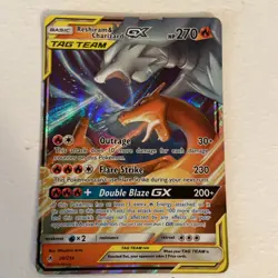 Pokemon TCG Reshiram & Charizard GX 20/214 Unbroken Bonds Holo Card - Image 1