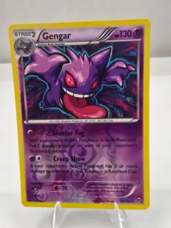 Pokemon Gengar Breakthrough 60/162 Reverse Holo Rare Stage 2 130 HP English Card - Image 1