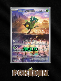 Pokemon Teal Mask Ogerpon 123 (SEALED) Scarlet & Violet Promo NM English - Image 1