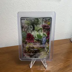 Pokemon Sprigatito Illustration Rare Holo 196/193 Sv02 Paldea Evolved TCG Card - Image 1