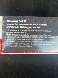 Pokemon Prismatic Evolutions Surprise Box & Booster Bundle - Image 4