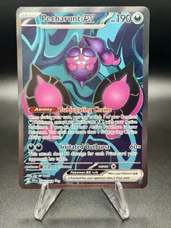 Pokemon Pecharunt ex 085/064 Shrouded Fable Scarlet & Violet Ultra Rare Full Art - Image 1