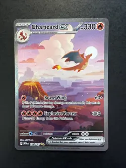 Charizard ex 199/165 Sv: Scarlet & Violet 151 Holo Pokemon - Image 1